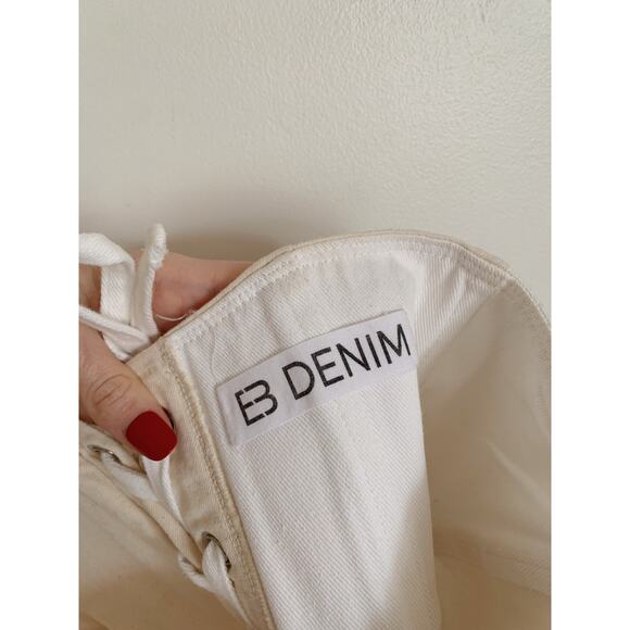 Bone White EB Denim x Revolve Denim Corset S - Picture 9 of 10